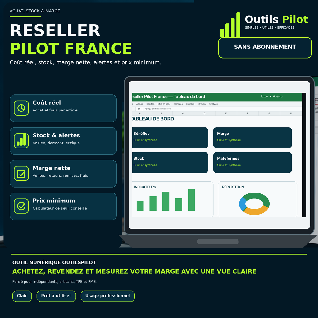 Reseller Pilot France — couverture produit — OutilsPilot