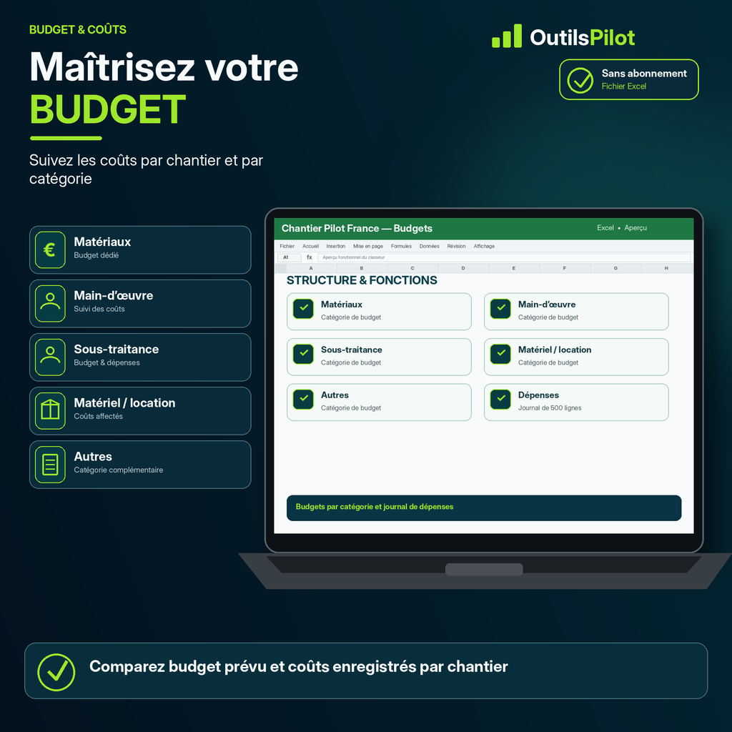 Chantier Pilot France — fonction clé — OutilsPilot