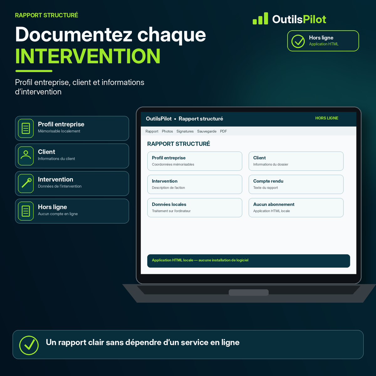 Rapport Pro France — fonction clé — OutilsPilot
